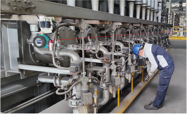 激光遥测非接触区域监测应用现场